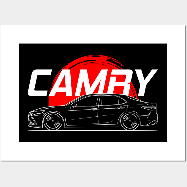Sport Sedan Racing Camry Wall Art by GoldenTuners